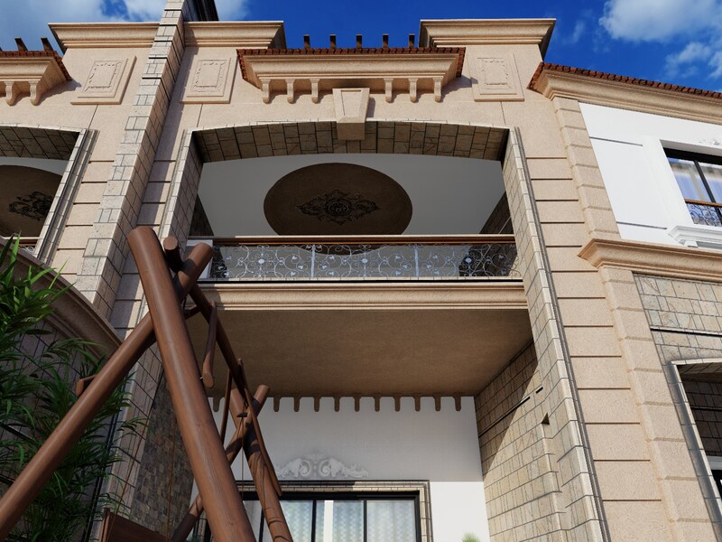 Entrance approach