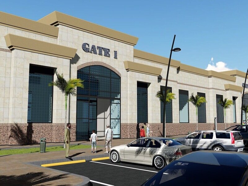 Gate 1 retail frontage