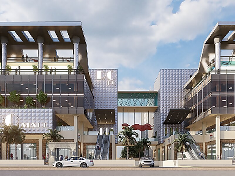 Tower elevation and stepped terraces of RO HQ