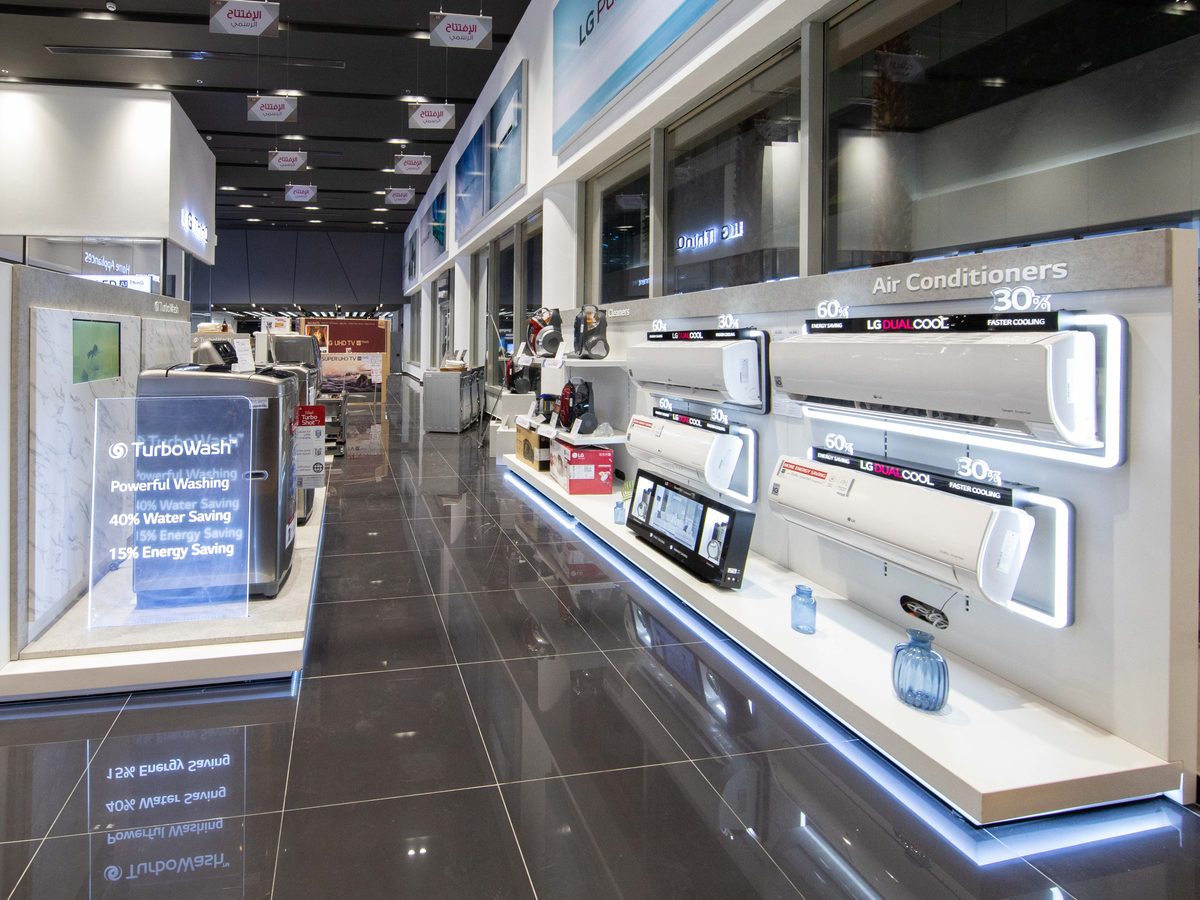LG Brand Retail — After phase, Fit-out by ALDesign Structures