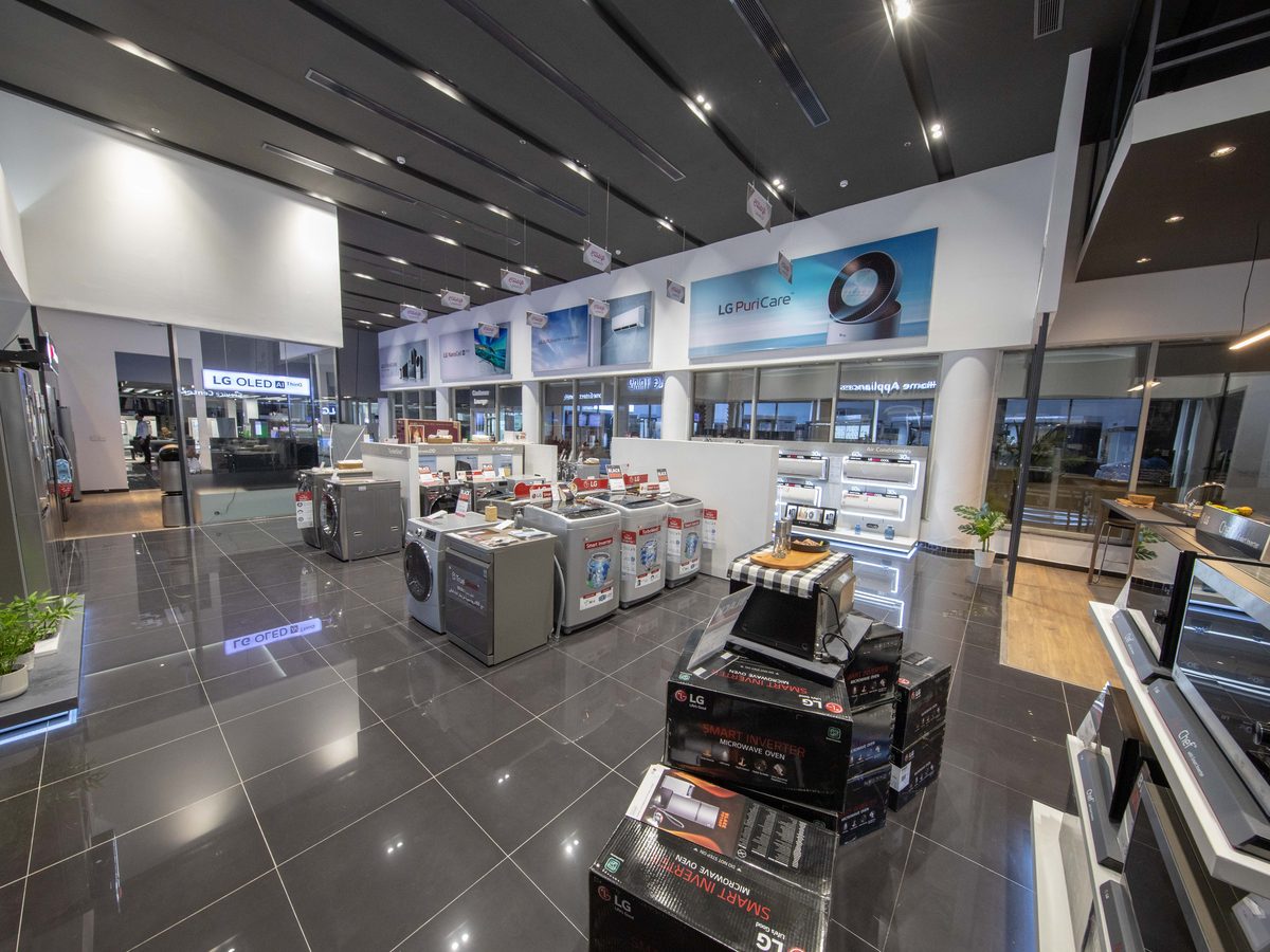 LG Brand Retail — After phase, Fit-out by ALDesign Structures