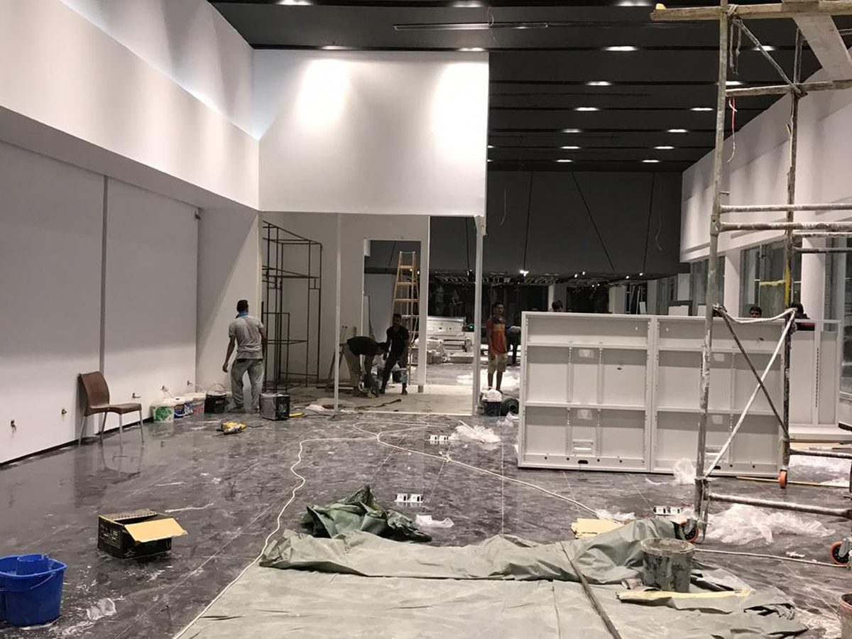 LG Brand Retail — Before phase, Fit-out by ALDesign Structures